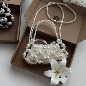 Pearl Mini Handbag – Statement Piece for Parties & Special Occasions